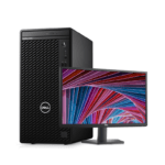 Dell OptiPlex 3080 Desktop Computer - Intel Core i5 10th Gen i5-10500 (6 Core) - 4 GB RAM DDR4 SDRAM - 1 TB HDD - Small Form Factor - Windows 10 Pro - Intel UHD Graphics + 20 '' LED Monitor