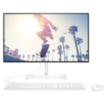 HP All-in-One 12th Gen Intel Core i7 24-inch(60.4 cm) FHD Desktop (8GB RAM/512 SSD/Win 11/Wireless Keyboard and Mouse Combo/MSO/Intel Iris Graphics/IR Privacy Camera/Starry White),24-cb1237i