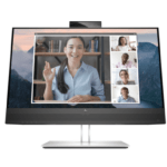 HP E24mv G4 23.8" Full HD LCD Monitor 16:9 IPS, Anti Reflective, 1920 x 1080, HDMI - VGA - DisplayPort, USB Hub, Webcam, Video - Audio
