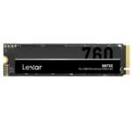 LEXAR LNM760 internal SSD, 512GB M.2 PCIe Gen 4*4 NVMe 2280 SSD – LNM760X512G-RNNNG