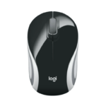 Logitech Wireless Mini Mouse M187 Ultra Portable, 2.4 GHz with USB Receiver, 1000 DPI Optical Tracking, 3-Buttons