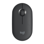 Logitech Pebble Wireless Mouse with Bluetooth or 2.4 GHz Receiver, Silent, Slim Computer Mouse with Quiet Clicks