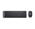 Logitech MK220 Wireless Keyboard and Mouse Combo (Black)