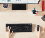 Logitech MK270 Wireless Keyboard And Mouse Combo For Windows, 2.4 GHz Wireless, Compact Mouse, 8 Multimedia And Shortcut Keys, For PC, Laptop - Black - Image 3