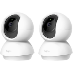 TP-LINK 360° Home Security Wi-Fi Smart Camera  Indoor CCTV (Tapo C200) + Memory card 128gb Rom