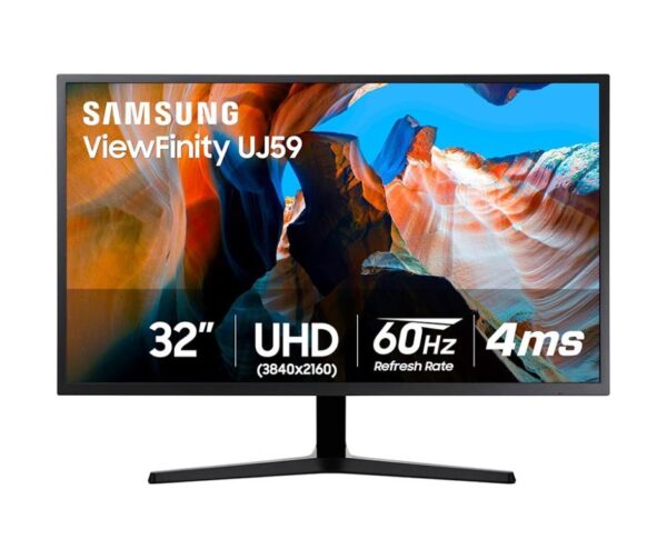 Samsung 32" UJ59 4K UHD Monitor LU32J590UQMXUE